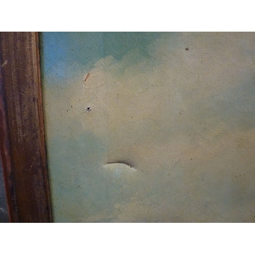 26 - Pictures: to include * Webber - a village scene with a river&nbsp; oil on canvas&nbsp; bears a signa... 