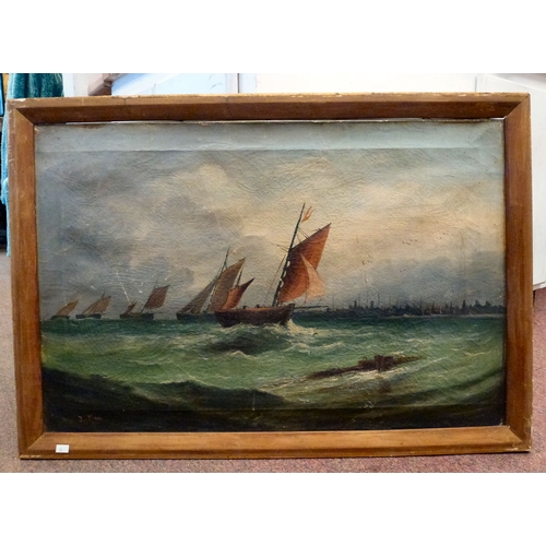 26 - Pictures: to include * Webber - a village scene with a river&nbsp; oil on canvas&nbsp; bears a signa... 