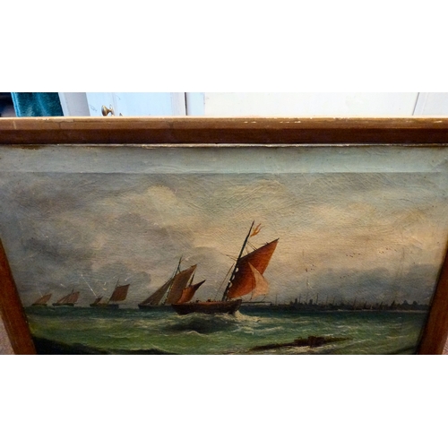 26 - Pictures: to include * Webber - a village scene with a river&nbsp; oil on canvas&nbsp; bears a signa... 