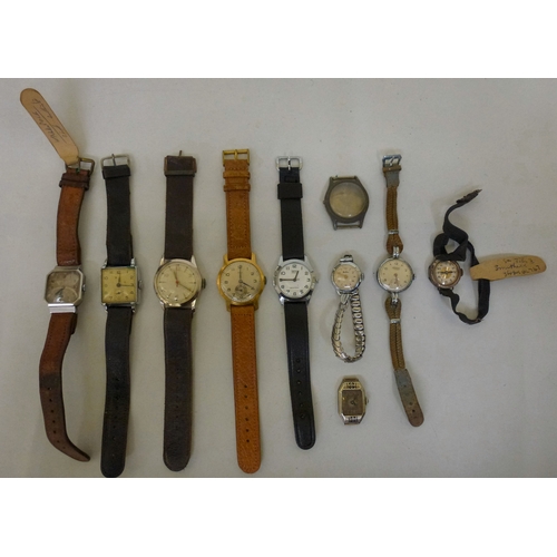 266 - Wristwatches: to include a Mappin stainless steel cased example, faced by an Arabic dial&nbsp;