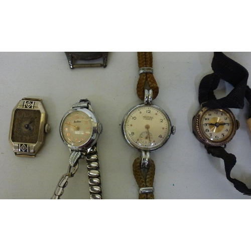 266 - Wristwatches: to include a Mappin stainless steel cased example, faced by an Arabic dial&nbsp;