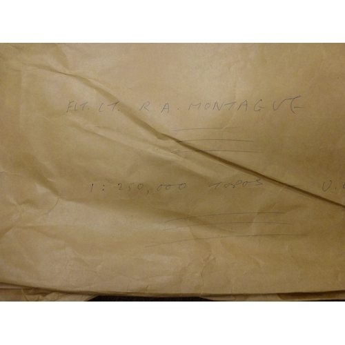 296 - RAF air navigation charts circa 1950s/60s: to include 'British Isles-France' and 'Midway Island-Hawa... 