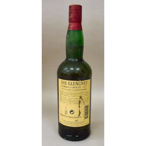 297 - A bottle of The Glenlivet 12 year single malt Scotch whisky