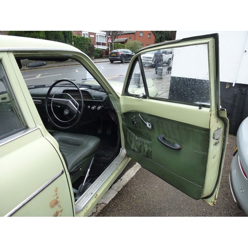 3 - A 1967 Volvo Amazon P121 1780CC motor car, in peppermint green with a manual gearbox  114,000 record... 