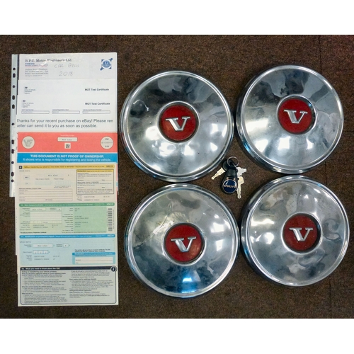 3 - A 1967 Volvo Amazon P121 1780CC motor car, in peppermint green with a manual gearbox  114,000 record... 