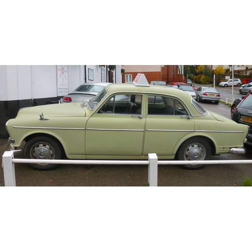 3 - A 1967 Volvo Amazon P121 1780CC motor car, in peppermint green with a manual gearbox  114,000 record... 