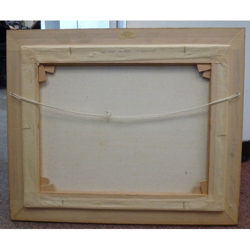 32 - M Childs - 'The Road towards St. Anthony'  oil on canvas  bears a signature  15.5