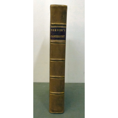 38 - Book, from the personal library of Tim Gosling: 'The Antiquities of Canterbury in Two Parts' by Will... 