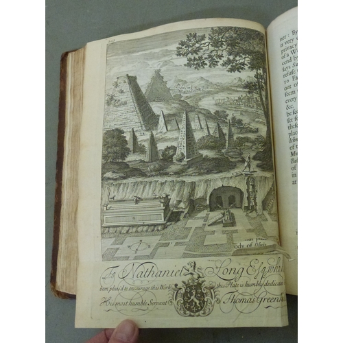 40 - Book, from the personal library of Tim Gosling: 'The Art of Embalming or Nekpokhaeia' in three (comb... 