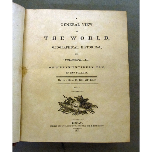 41 - Books, from the personal library of Tim Gosling: 'A General View of The World' in two volumes by The... 