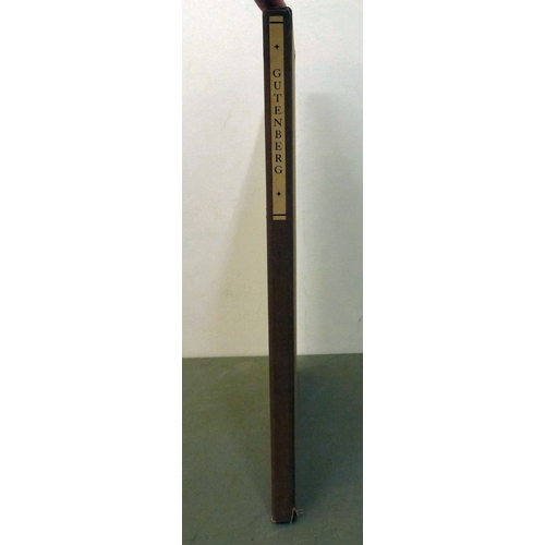 43 - Book, from the personal library of Tim Gosling: 'Gutenberg and The Book of Books' with bibliographic... 