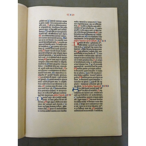 43 - Book, from the personal library of Tim Gosling: 'Gutenberg and The Book of Books' with bibliographic... 
