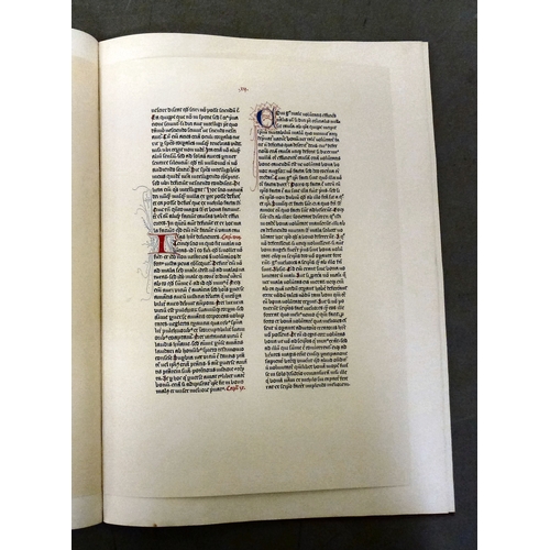 43 - Book, from the personal library of Tim Gosling: 'Gutenberg and The Book of Books' with bibliographic... 