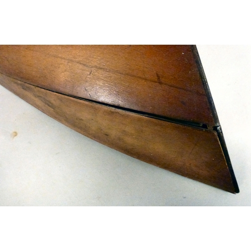 49 - A Russian wooden balalaika of triangular form