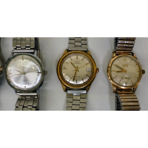 12 - Wristwatches&nbsp; variously cased and strapped: to include examples by Roamer, Raymond Weil and Tim... 