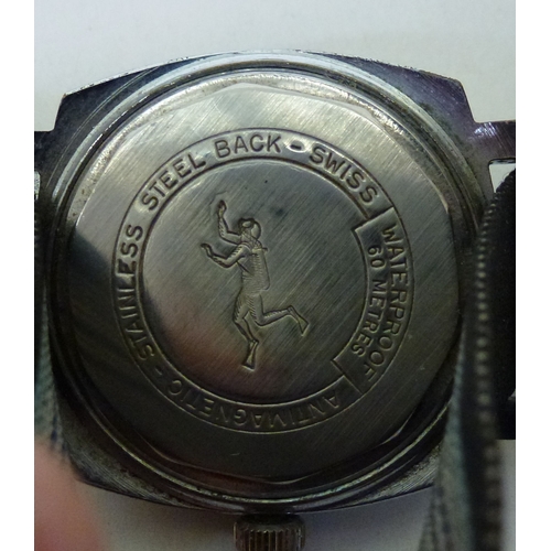 12 - Wristwatches&nbsp; variously cased and strapped: to include examples by Roamer, Raymond Weil and Tim... 