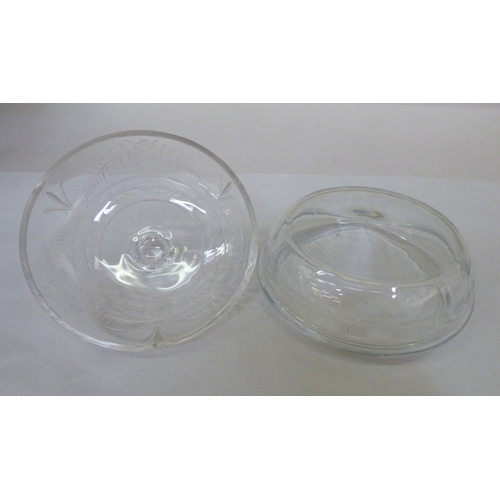 75 - Glassware: to include a late 18thC ale glass with a cotton twist stem&nbsp; 7