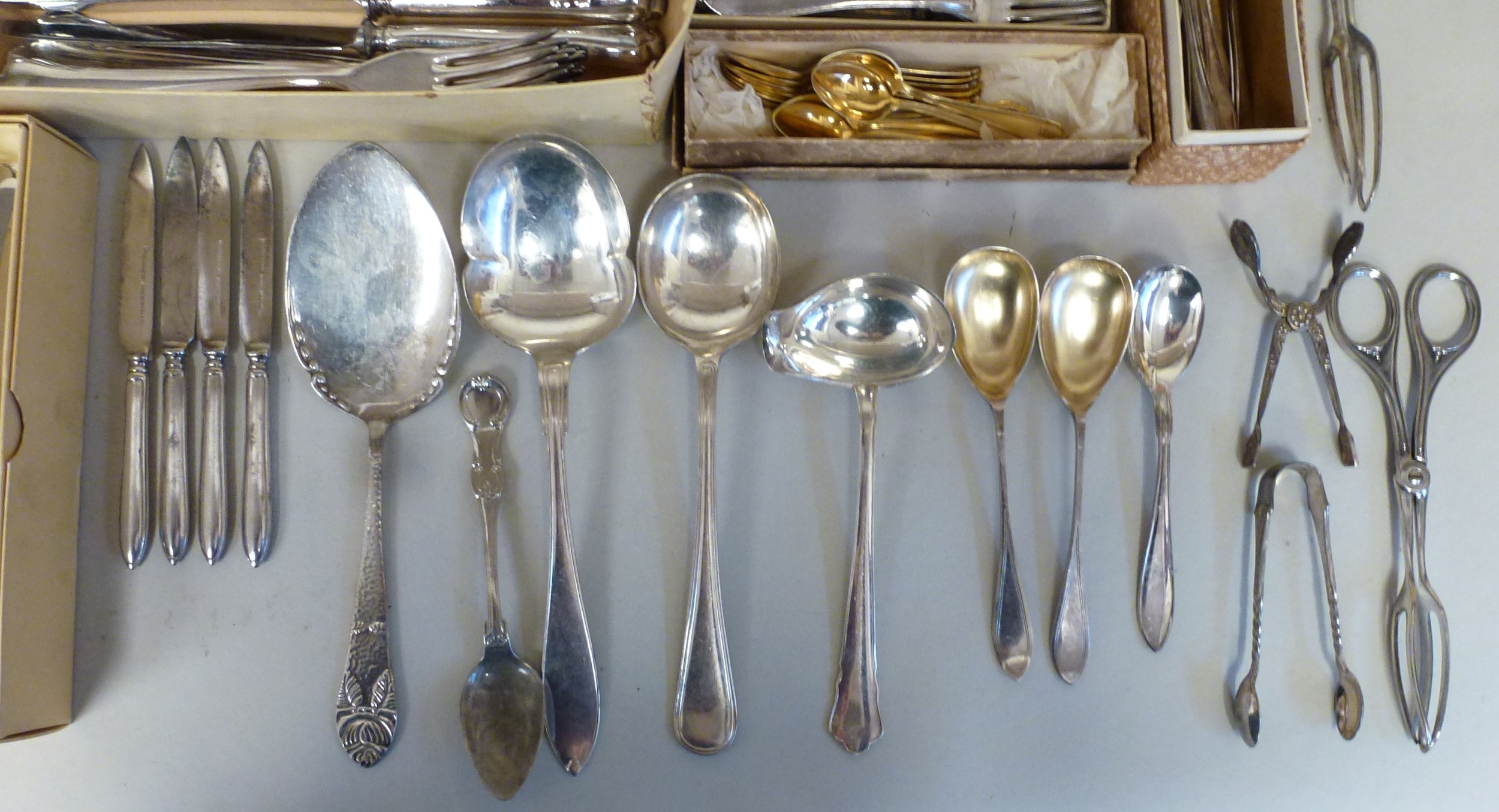 Silver plated and EPNS tableware: to include examples by Gabextra