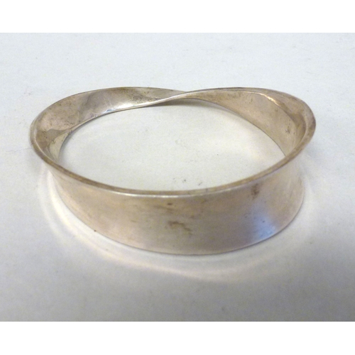 45 - A Georg Jensen silver Torun bangle&nbsp; (approx. 55grms)