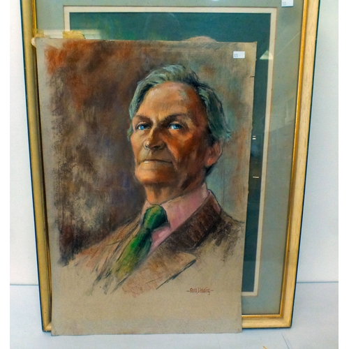 Rosa Harding - five portraits mixed media bearing signatures largest 20 ...