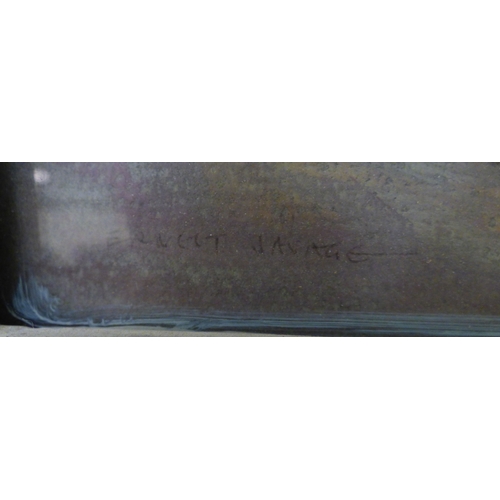 Rosa Harding - four landscape studies bearing signatures largest 17