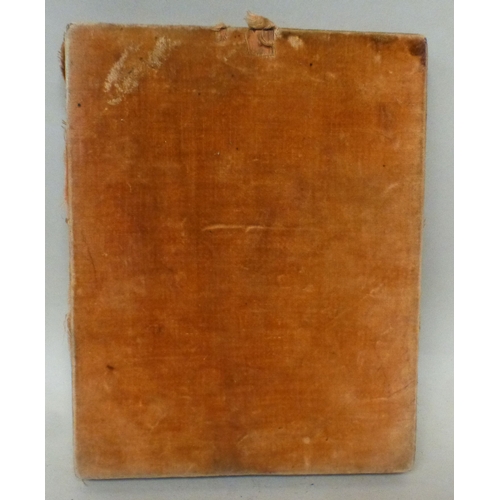 1 - A 19thC Russian silver coloured metal bound icon, on panel&nbsp; 5.5