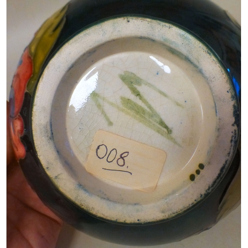 20 - A Moorcroft pottery Hibiscus pattern bowl&nbsp; 6