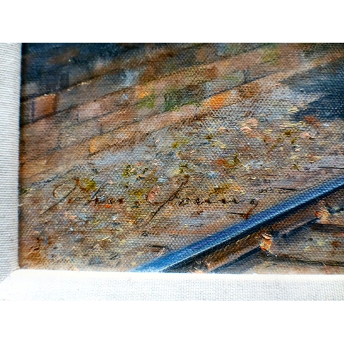 23 - John Young - 'GWR Tank Locomotive'&nbsp; oil on board&nbsp; bears a signature&nbsp; 15