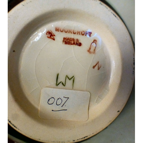 25 - A Moorcroft pottery Red Tulip pattern vase  bears printed marks  4.5