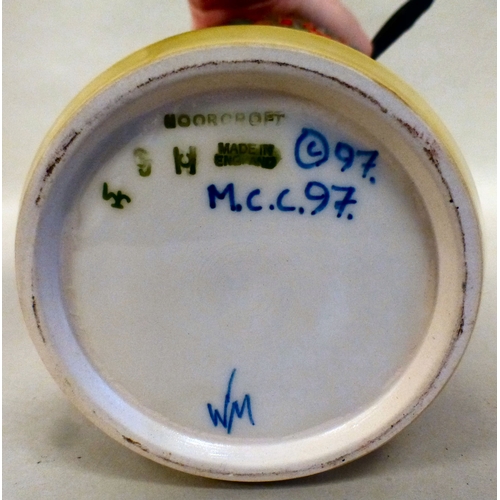 30 - A Moorcroft pottery Apple Tree pattern vase  bears printed marks  dated '97  10.5