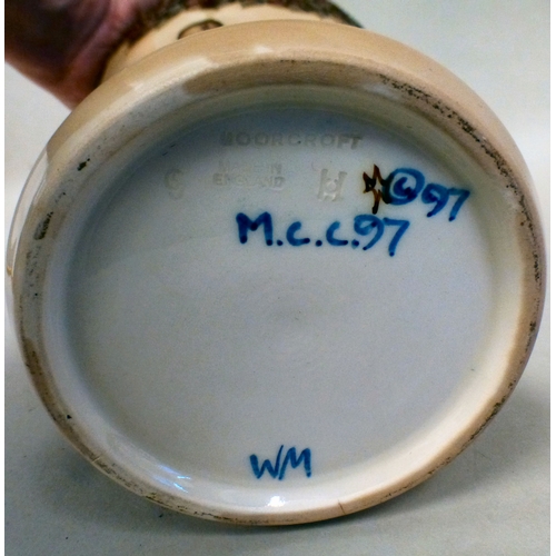 31 - A Moorcroft pottery Apple Tree pattern vase bears printed marks  dated '97  10.5