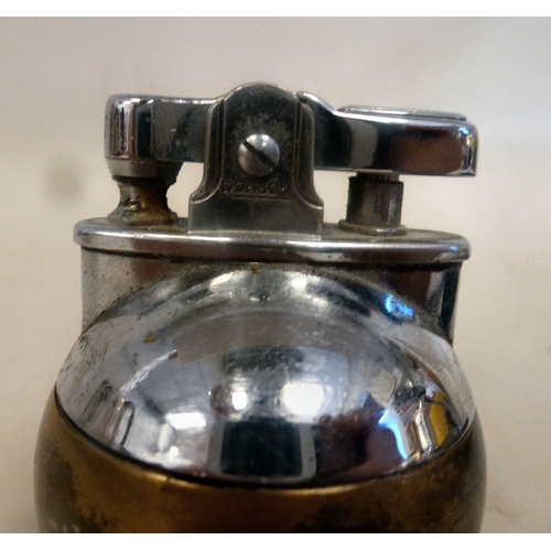 36 - An Art Deco Ronson cast metal Rondelight ballerina table lighter&nbsp; 7