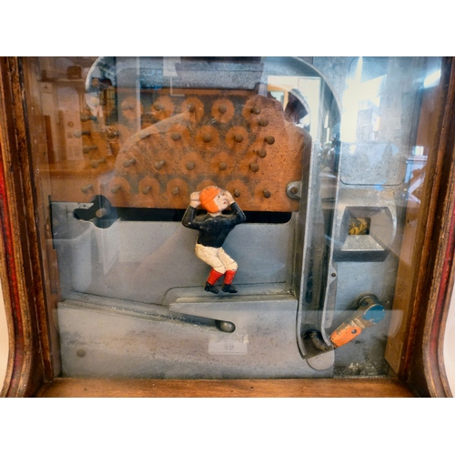 46 - An early 20thC Stella mechanical football arcade game&nbsp; 17