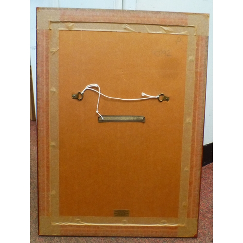 52 - After William Lionel Wyllie - 'Thames Embankment with Cleopatra's Needle'  print  bears a pencil sig... 