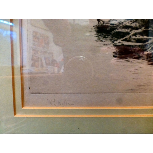 55 - After William Lionel Wyllie - 'Unloading into Lighters in the Upper Pool'&nbsp; print&nbsp; bears a ... 
