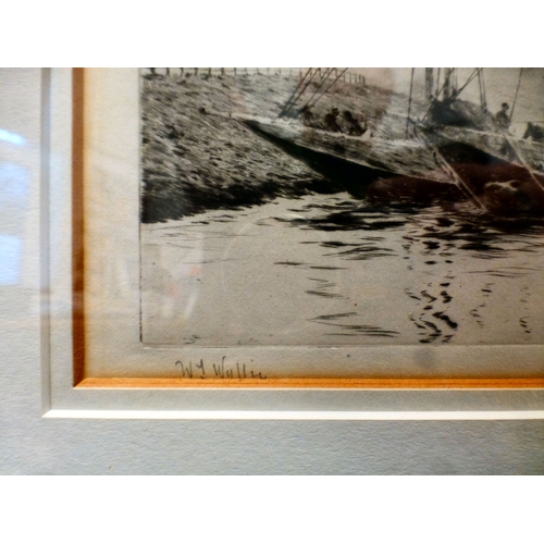 56 - After William Lionel Wyllie - 'Dutch Eel Boats on The Schelt'&nbsp; print&nbsp; 6
