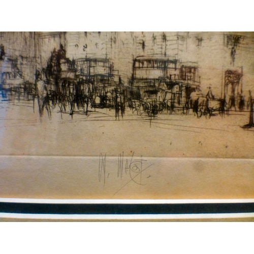 58 - After William Walcot - three London street studies&nbsp; prints&nbsp; bearing pencil signatures&nbsp... 