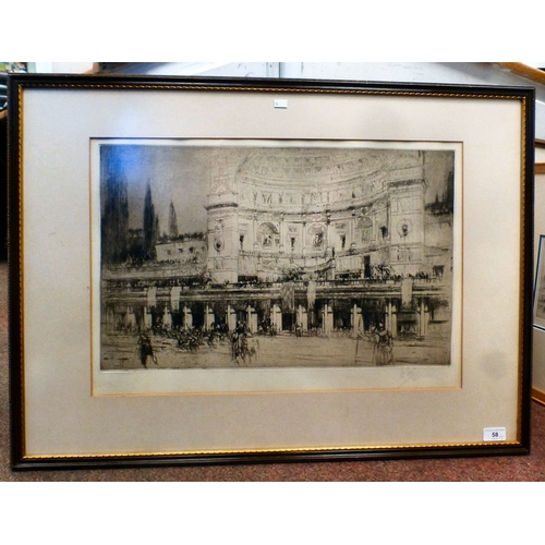58 - After William Walcot - three London street studies&nbsp; prints&nbsp; bearing pencil signatures&nbsp... 