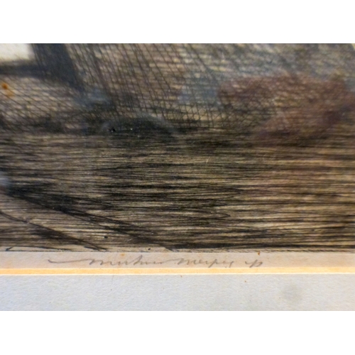 60 - After Mortimer Luddington Menpes - 'Leading to The Temple'&nbsp; print&nbsp; bears a pencil signatur... 