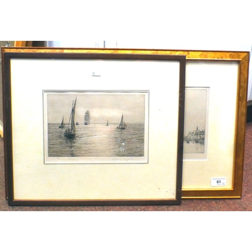 61 - After Roland Langmaid - 'A view of The Thames'&nbsp; 7