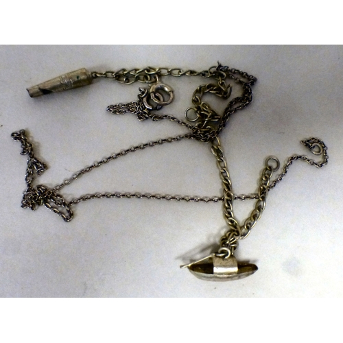 23 - Silver and white metal jewellery: to include bangles