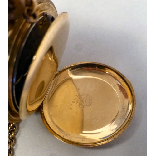 31 - Three American rolled gold cased pocket watches