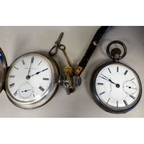 32 - Four pocket watches&nbsp; variously cased