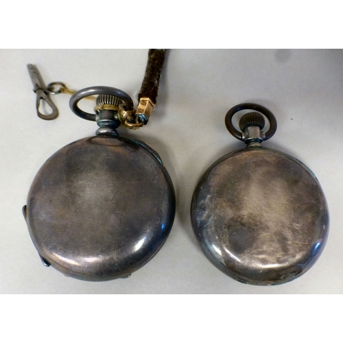 32 - Four pocket watches&nbsp; variously cased