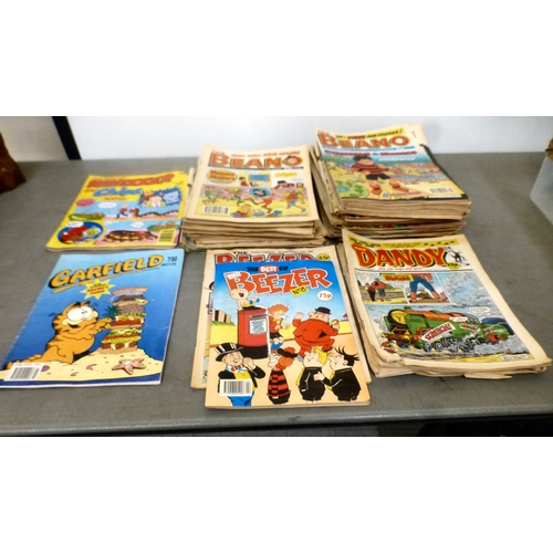 360 - Mainly 1980s & 1990s uncollated Beano and Dandy comics