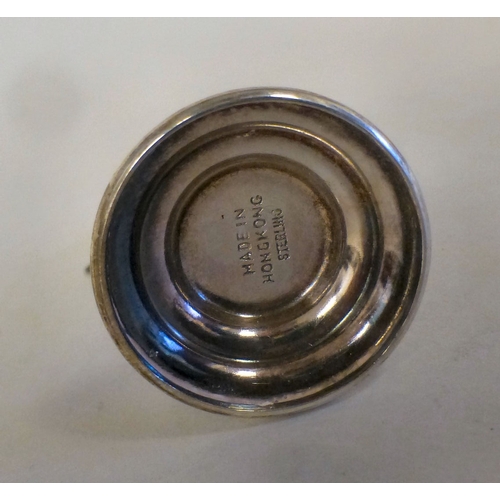 4 - Silver collectables: to include a set of twelve filigree place name holders&nbsp; stamped 925&nbsp; ... 