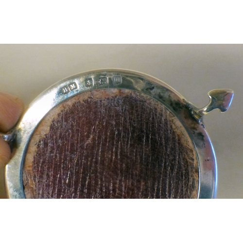 47 - Silver collectables: to include a velvet lined ring box with a hinged lid and pad feet&nbsp; Birming... 