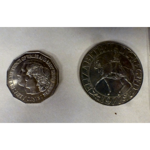 51 - Uncollated British, American and other coinage: to include a proof example for Winston Churchill
