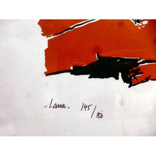 19 - After Philip Sutton - 'Loma'&nbsp; Limited Edition 145/150 coloured print&nbsp; bears a pencil signa... 