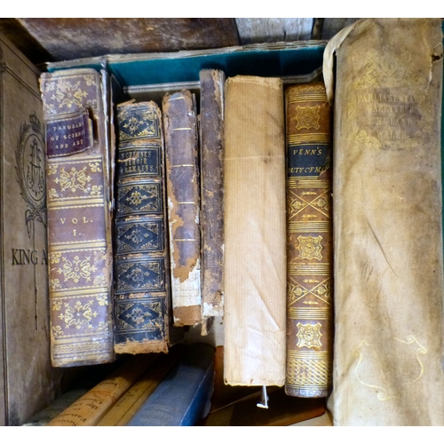 49 - Antiquarian books, various reference: to include 'Apocalypse Explained'; and 'Confessions of a Deale... 